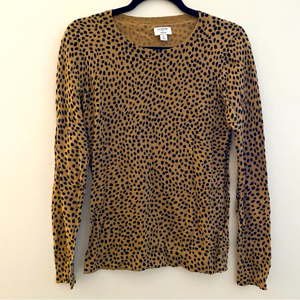 J. Crew Teddie Sweater / Cheetah
